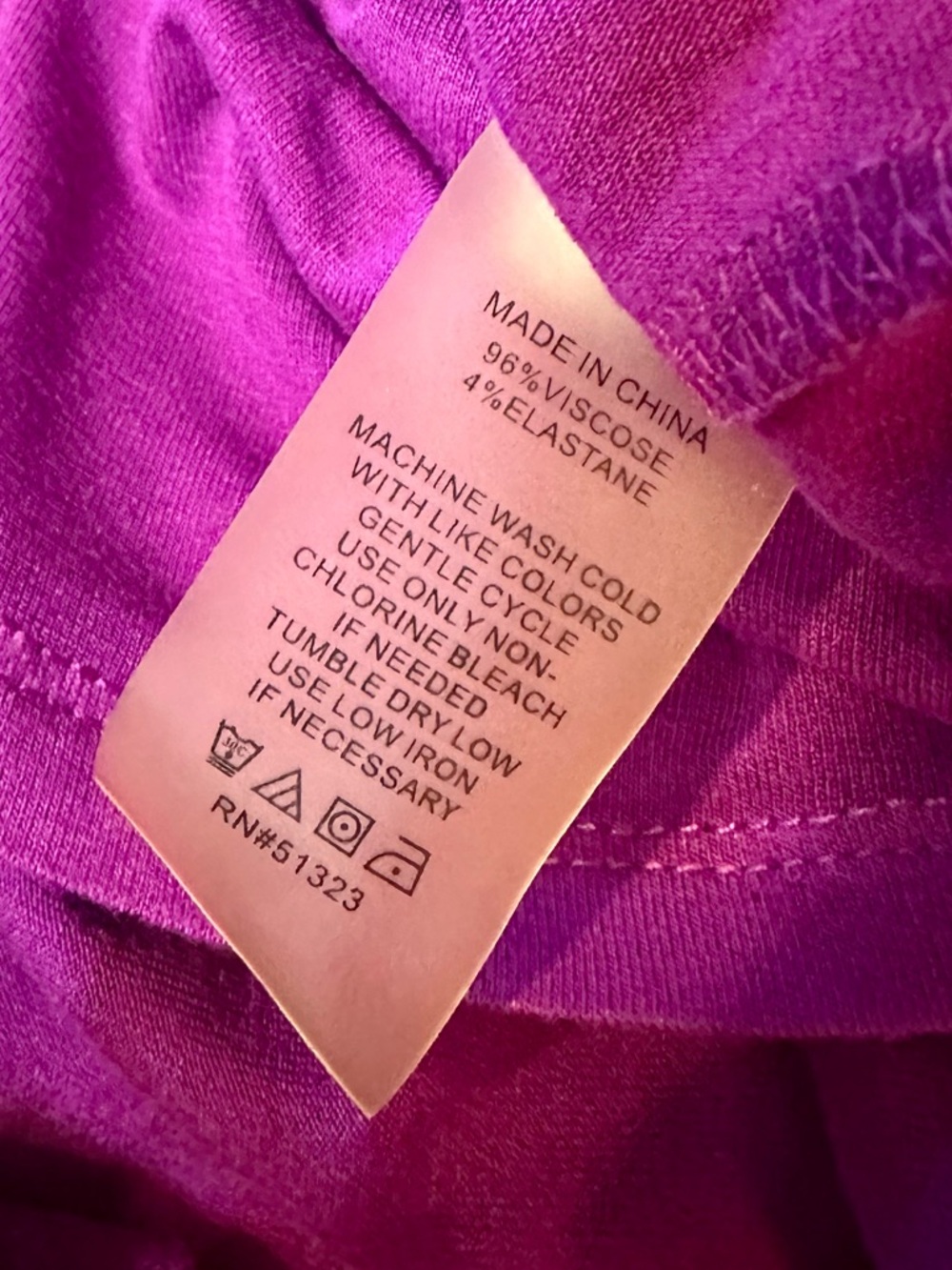 Vince Camuto Faux Wrap Top Tie Waist Cap Sleeve Blouse Purple Size M - Picture 6 of 7